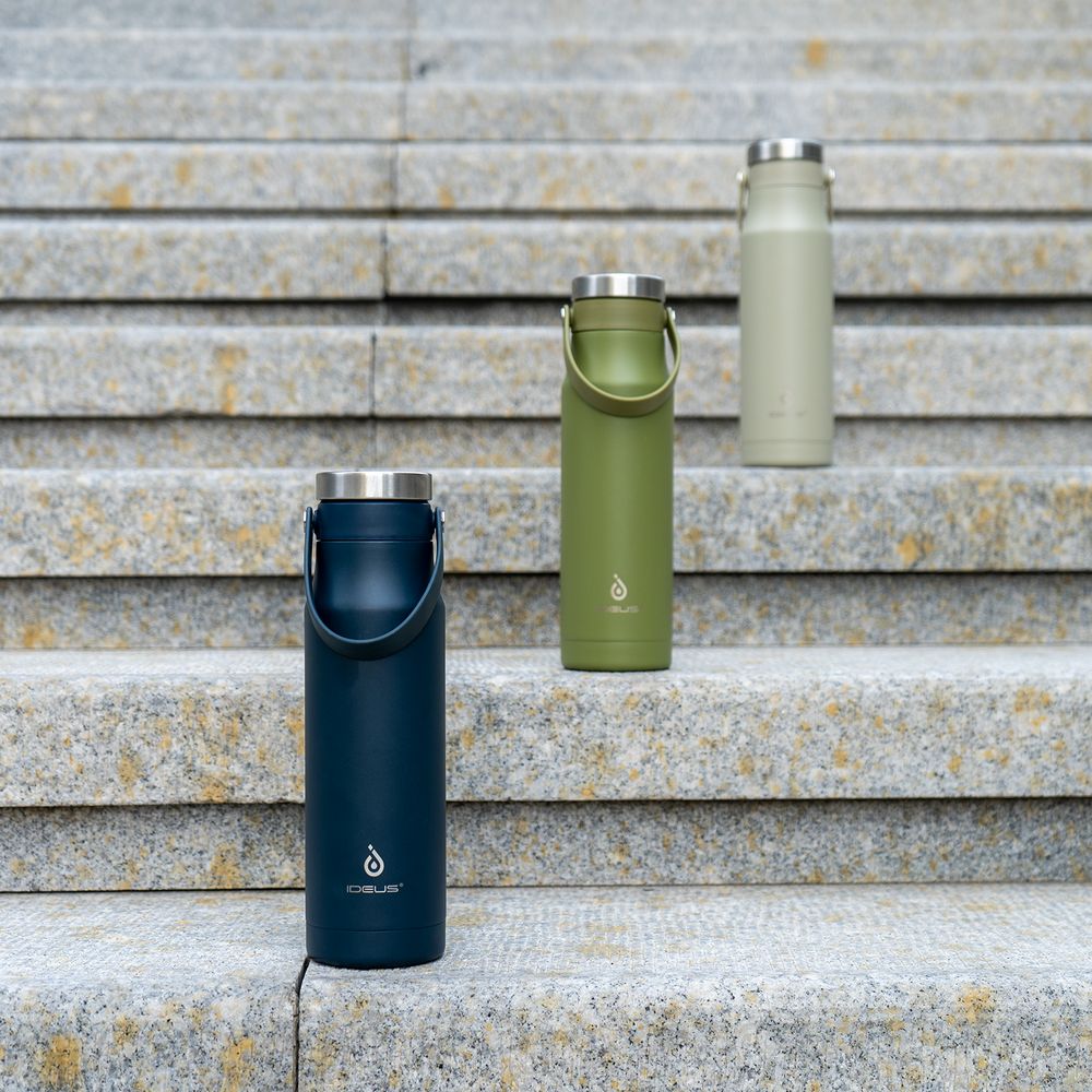 Термобутылка Tateyama, серо-бежевая — изображение 12