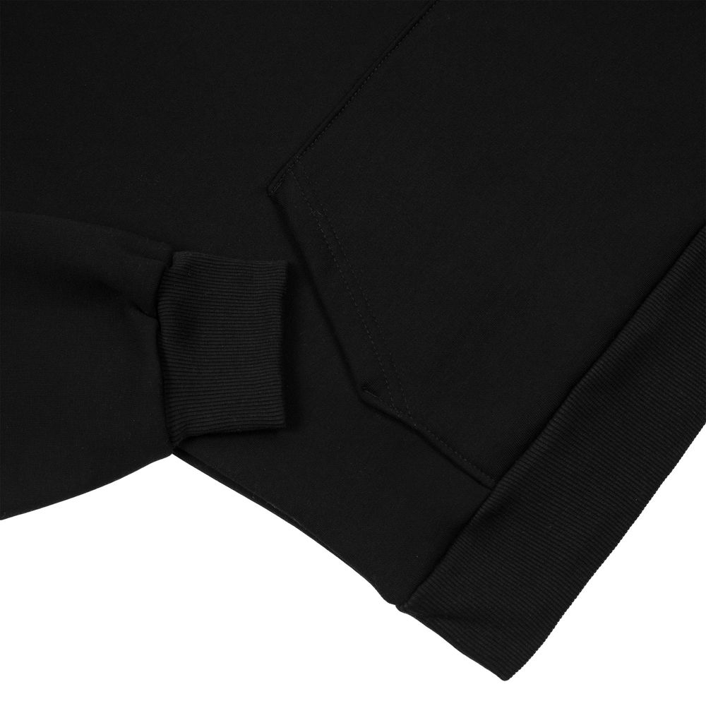 Худи оверсайз унисекс Go Easy, черное — изображение 3