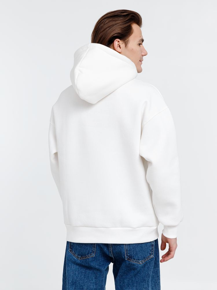 Худи оверсайз унисекс Go Easy, молочно-белое — изображение 7