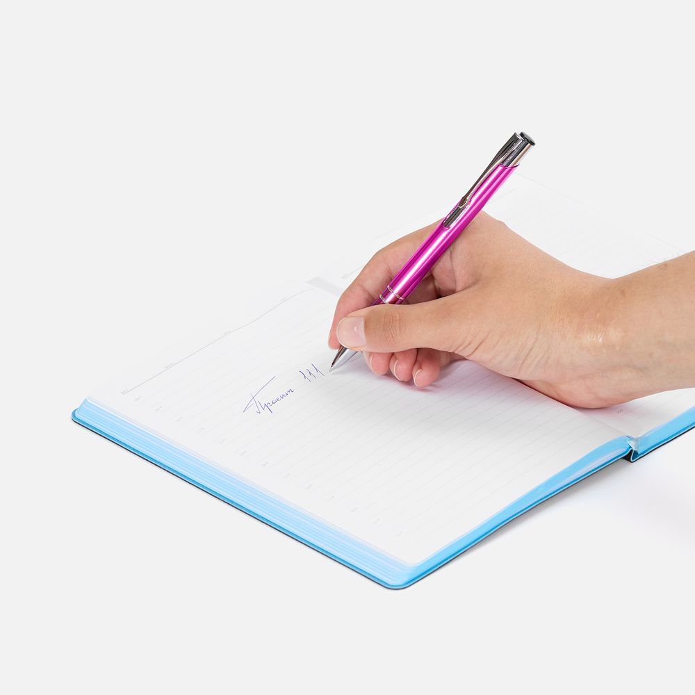 Ручка шариковая Keskus, розовая — изображение 5