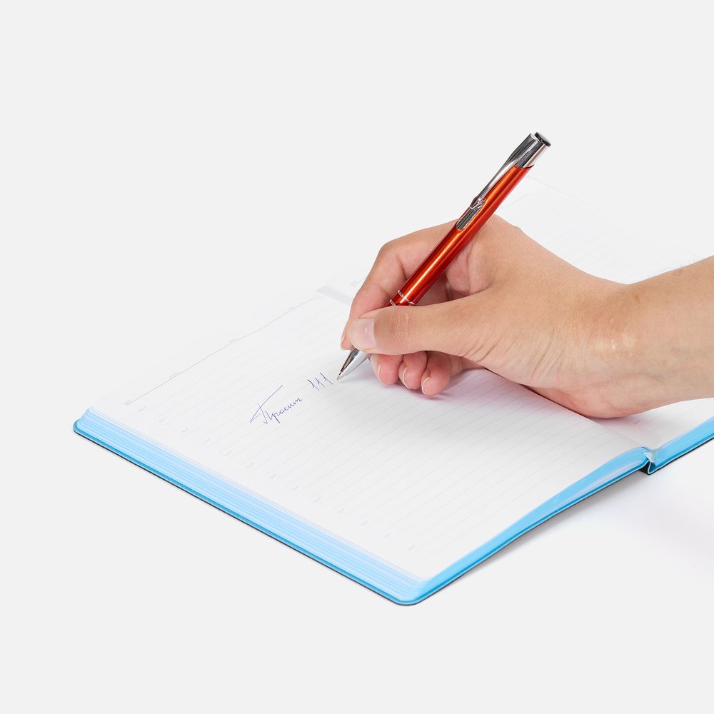 Ручка шариковая Keskus, оранжевая — изображение 5