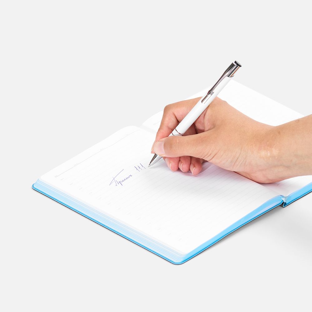 Ручка шариковая Keskus, белая — изображение 5