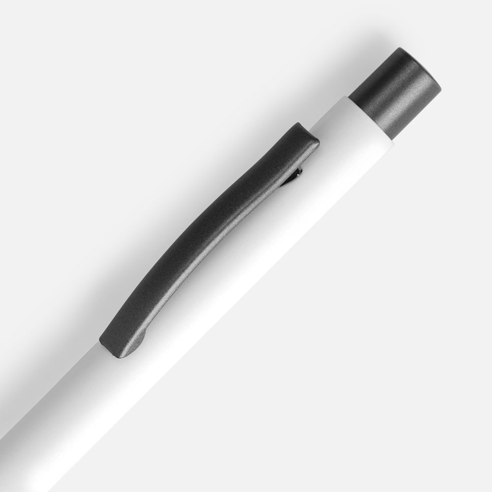 Ручка шариковая Atento Soft Touch, белая — изображение 3