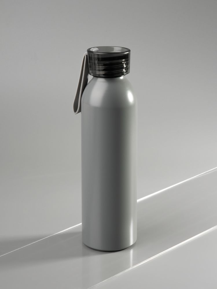 Бутылка для воды Brooke, матовая серая — изображение 7