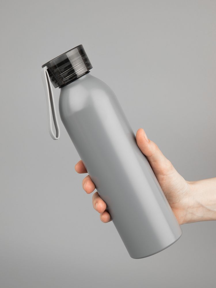 Бутылка для воды Brooke, матовая серая — изображение 9