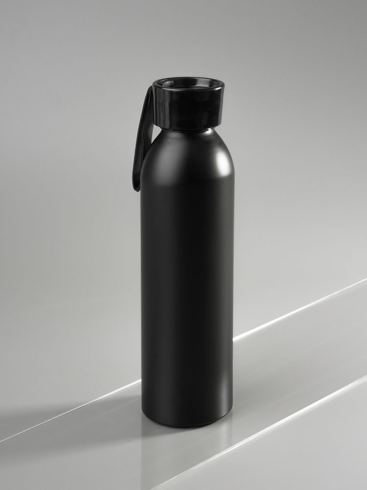 Бутылка для воды Brooke, матовая черная — изображение 7