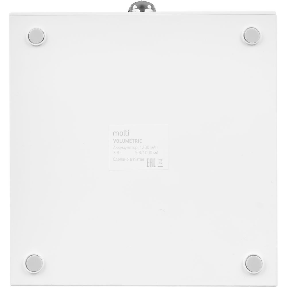 Bluetooth-колонка с подсветкой Volumetric, белая — изображение 5