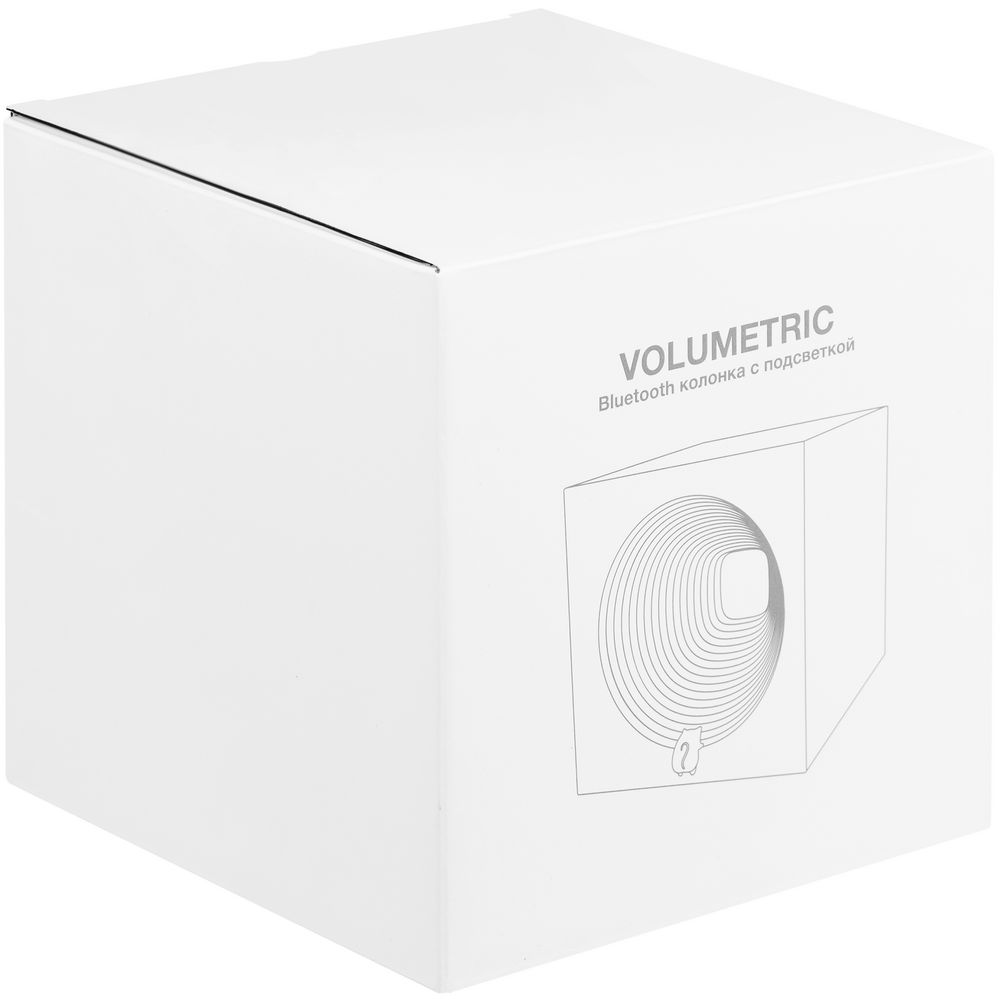 Bluetooth-колонка с подсветкой Volumetric, белая — изображение 9