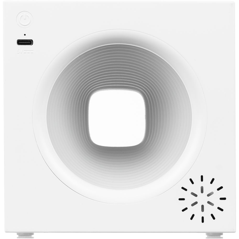 Bluetooth-колонка с подсветкой Volumetric, белая — изображение 4