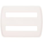 Пряжка — регулятор ремня Fermo, белая