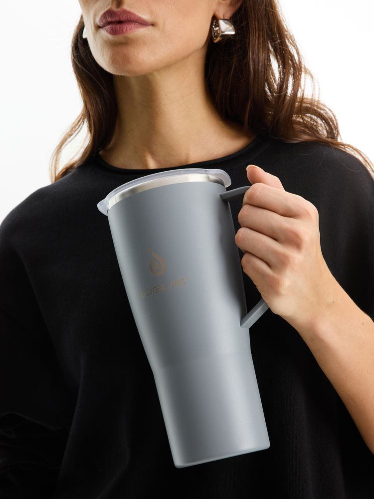 Термостакан Kasumigaoka, серый — изображение 2