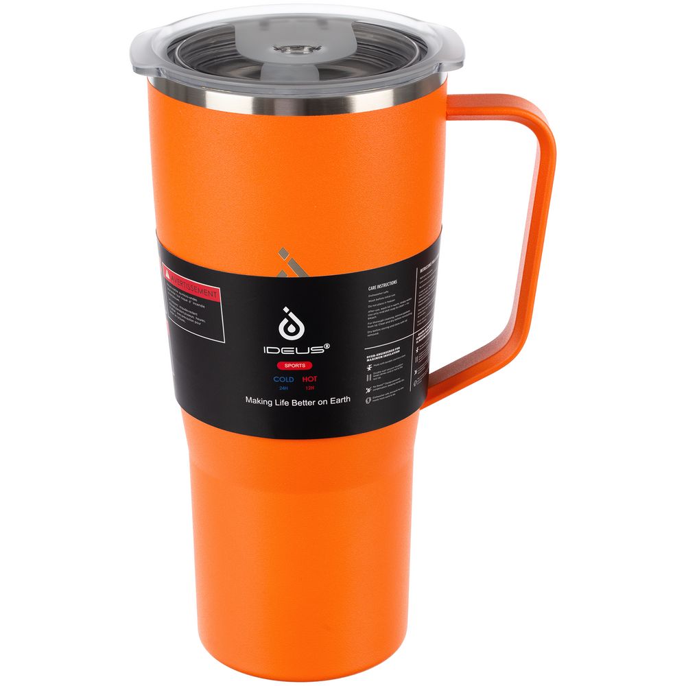 Термостакан Kasumigaoka, оранжевый — изображение 9