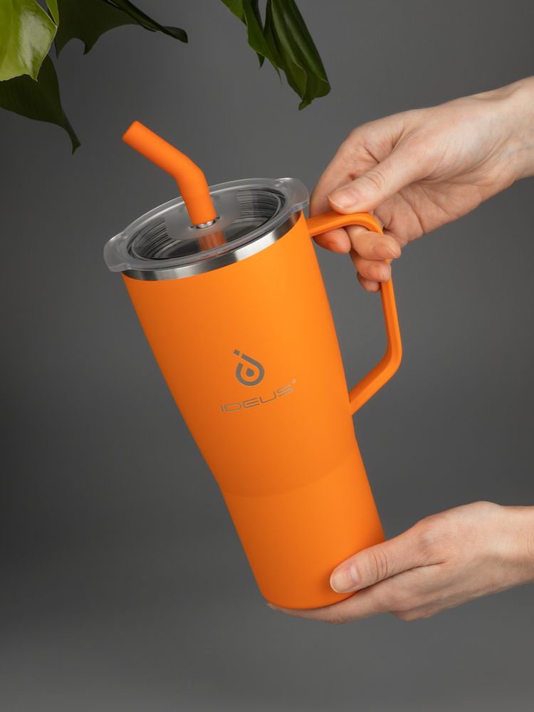 Термостакан Kasumigaoka, оранжевый — изображение 13