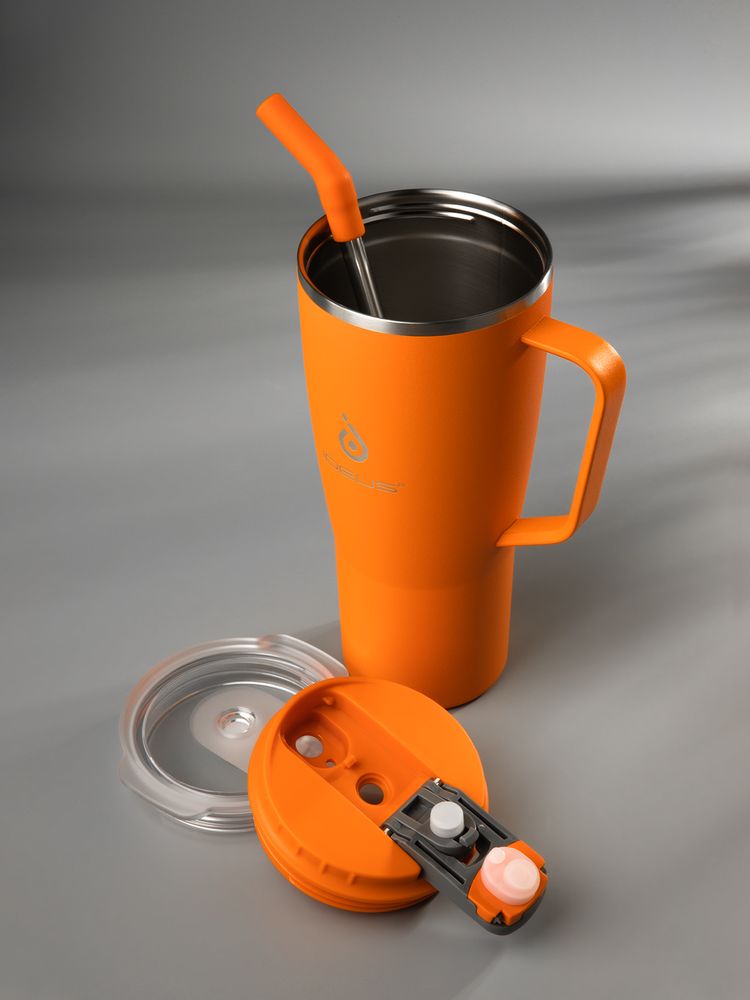 Термостакан Kasumigaoka, оранжевый — изображение 11