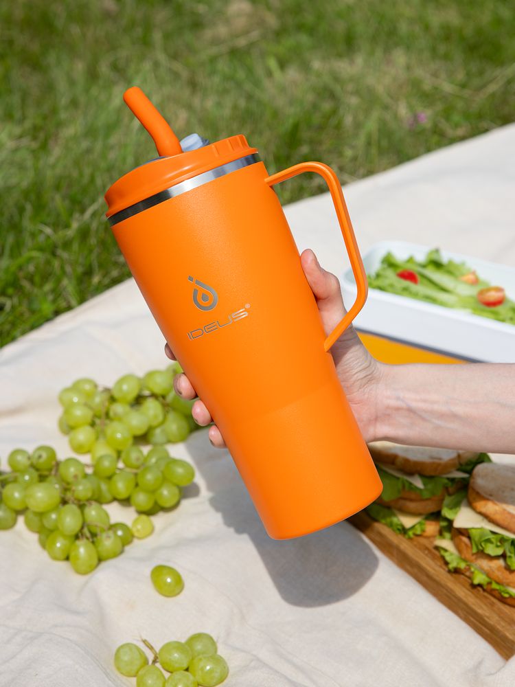 Термостакан Kasumigaoka, оранжевый — изображение 16