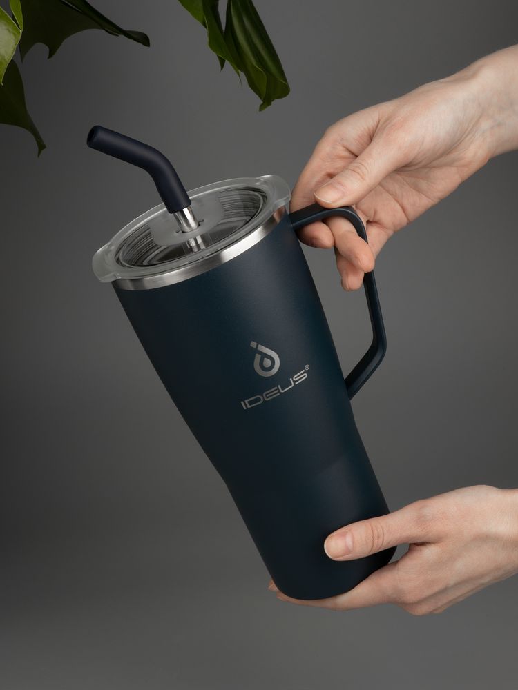 Термостакан Kasumigaoka, темно-синий — изображение 13