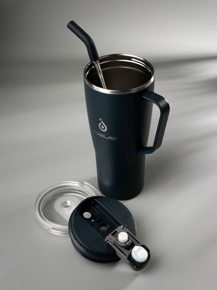 Термостакан Kasumigaoka, темно-синий — изображение 12