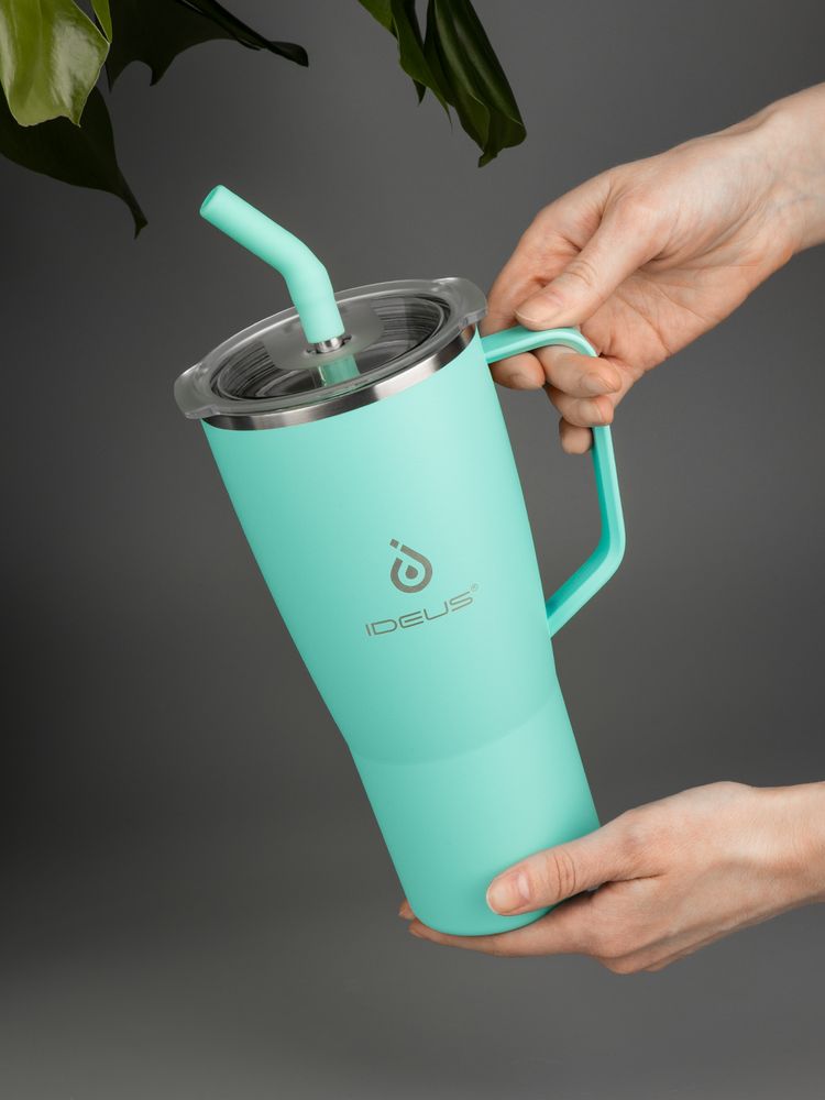 Термостакан Kasumigaoka, бирюзовый — изображение 13