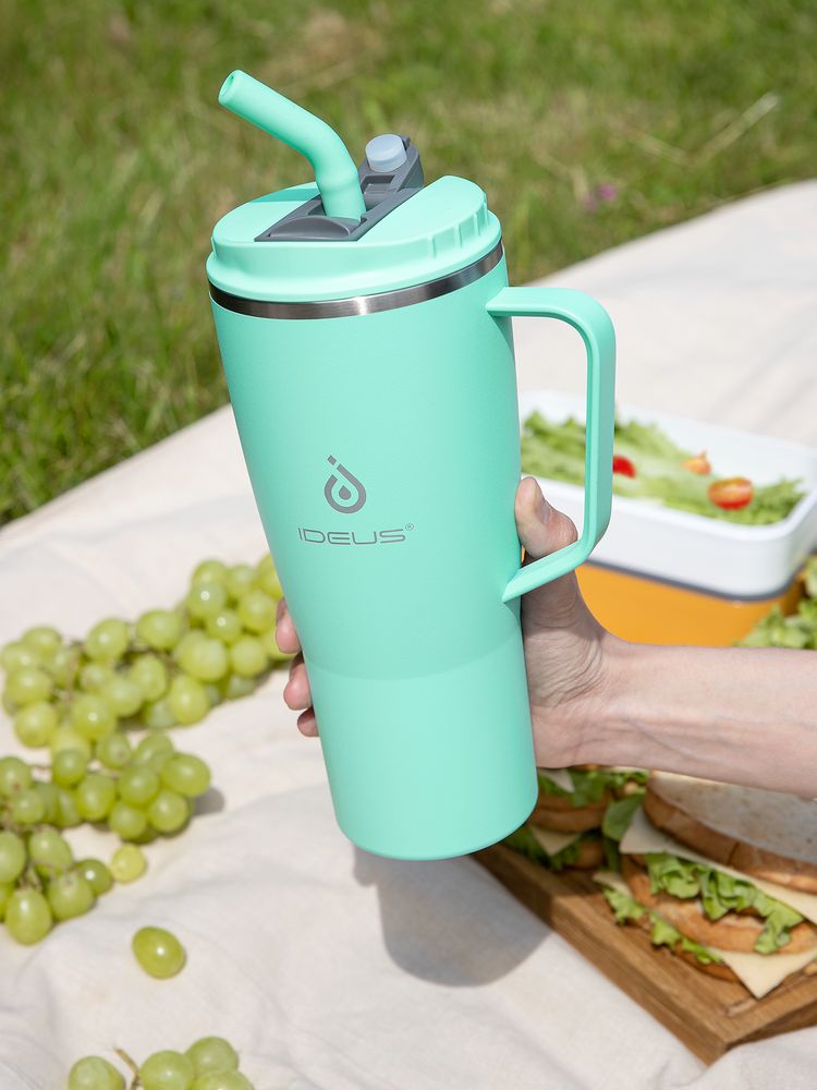 Термостакан Kasumigaoka, бирюзовый — изображение 15