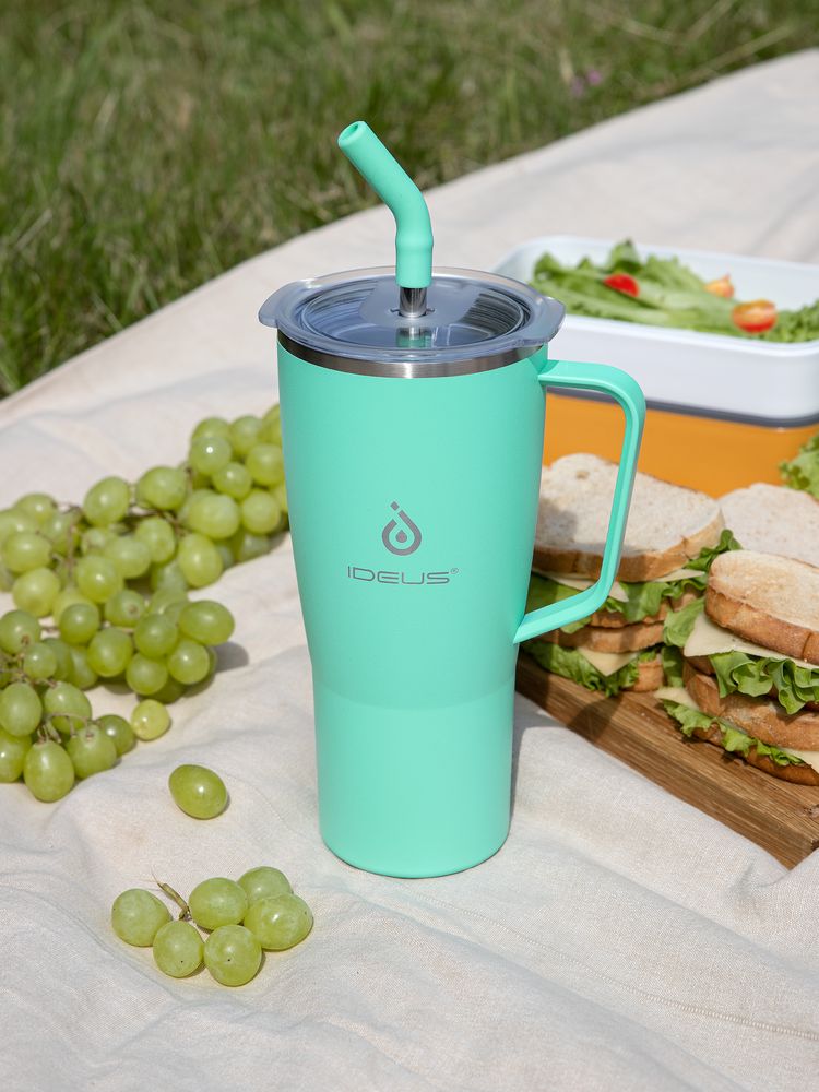 Термостакан Kasumigaoka, бирюзовый — изображение 17