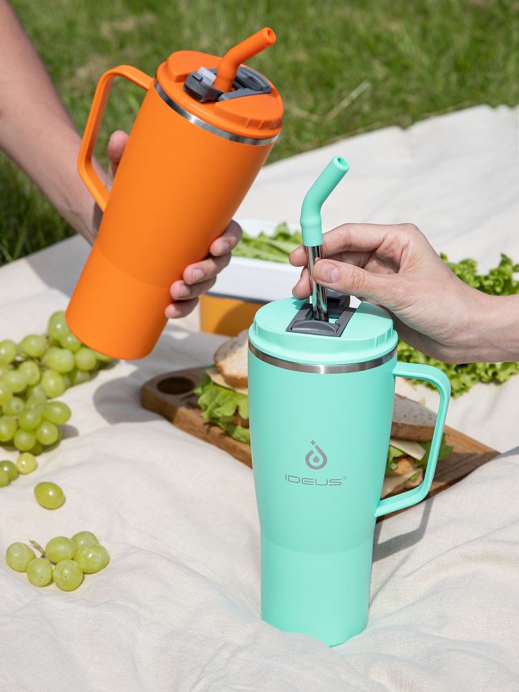 Термостакан Kasumigaoka, бирюзовый — изображение 16