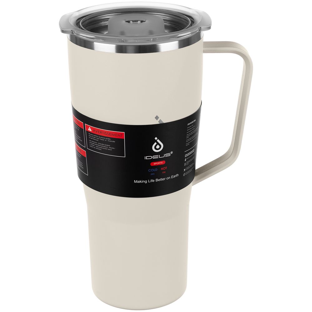 Термостакан Kasumigaoka, белый (молочный) — изображение 9