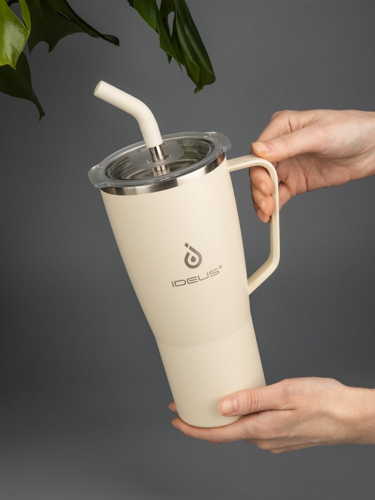 Термостакан Kasumigaoka, белый (молочный) — изображение 13