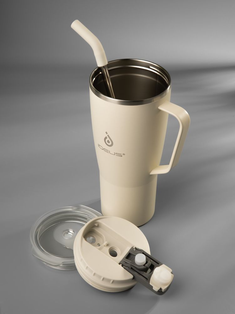 Термостакан Kasumigaoka, белый (молочный) — изображение 12