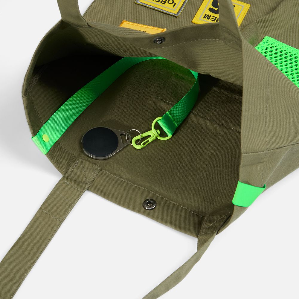 Застежка-карабин Snap Hook, M, желтый неон — изображение 5