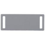 Шильдик металлический Kova, серый
