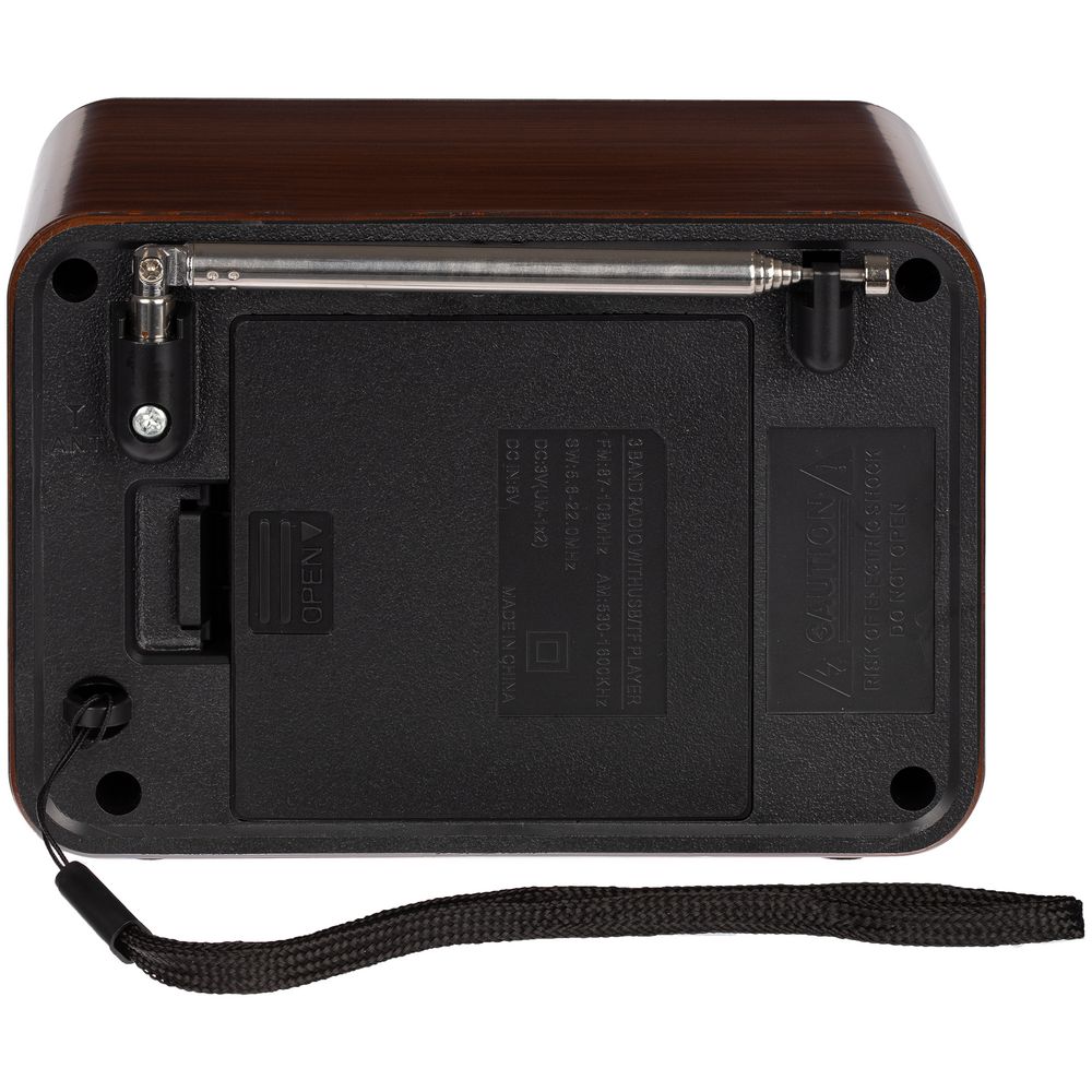 Bluetooth-колонка с радио Beatnik, коричневая — изображение 4