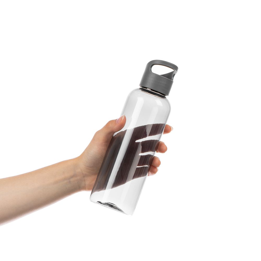 Бутылка для воды Plaske, серая — изображение 4