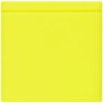 Лейбл из ПВХ Kare, желтый неон