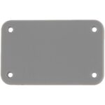 Лейбл из ПВХ Kreta, S, серый