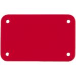 Лейбл из ПВХ Kreta, S, красный