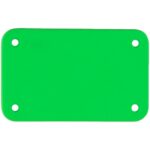 Лейбл из ПВХ Kreta, S, зеленый неон