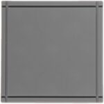 Лейбл из ПВХ Dzeta, L, серый