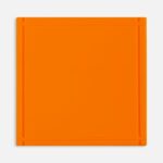 Лейбл из ПВХ Dzeta, L, оранжевый неон