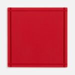 Лейбл из ПВХ Dzeta, L, красный