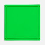 Лейбл из ПВХ Dzeta, L, зеленый неон