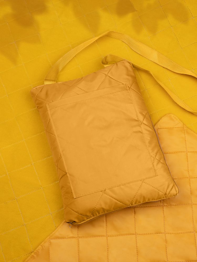 Плед для пикника Soft & Dry 2, желтый — изображение 8