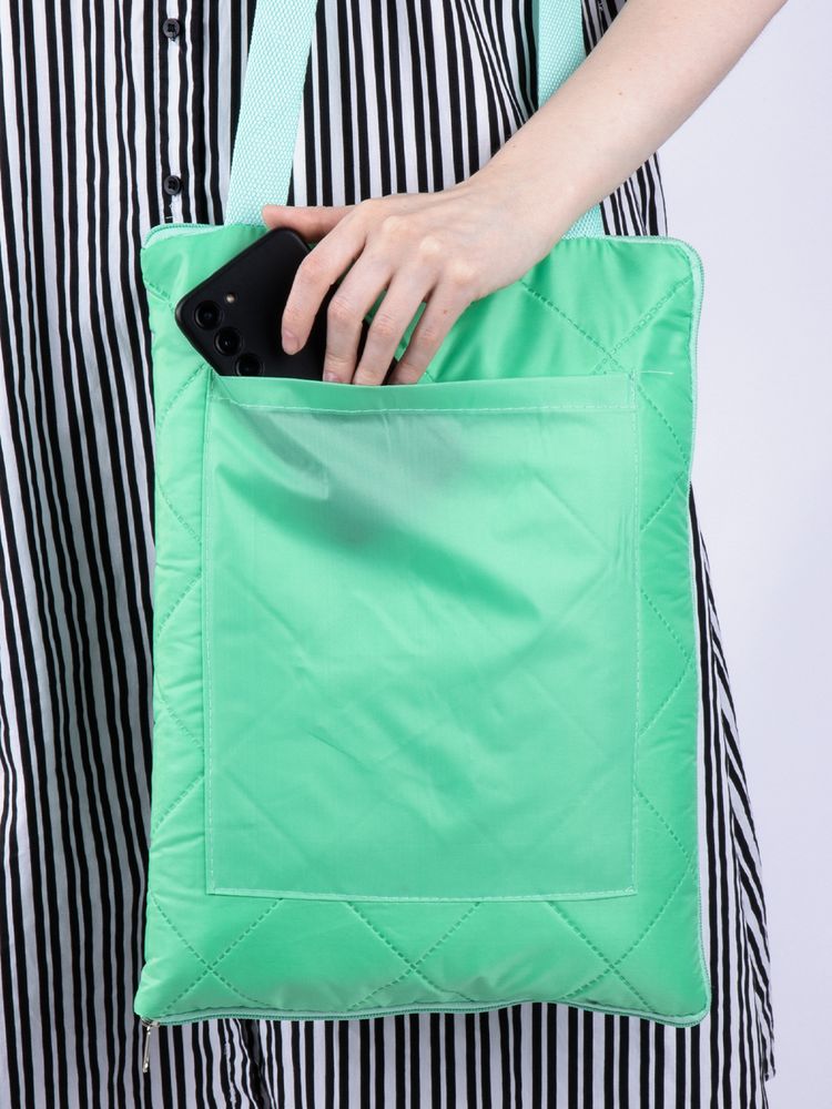 Плед для пикника Soft & Dry 2, светло-зеленый — изображение 6