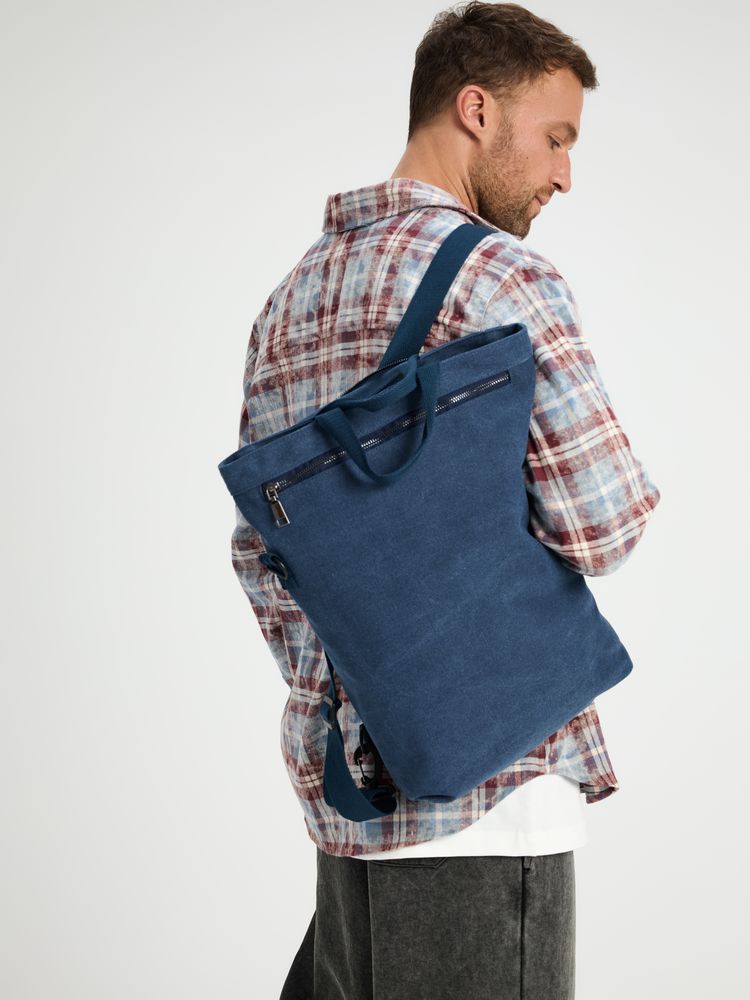 Рюкзак-шопер Casual, синий — изображение 10