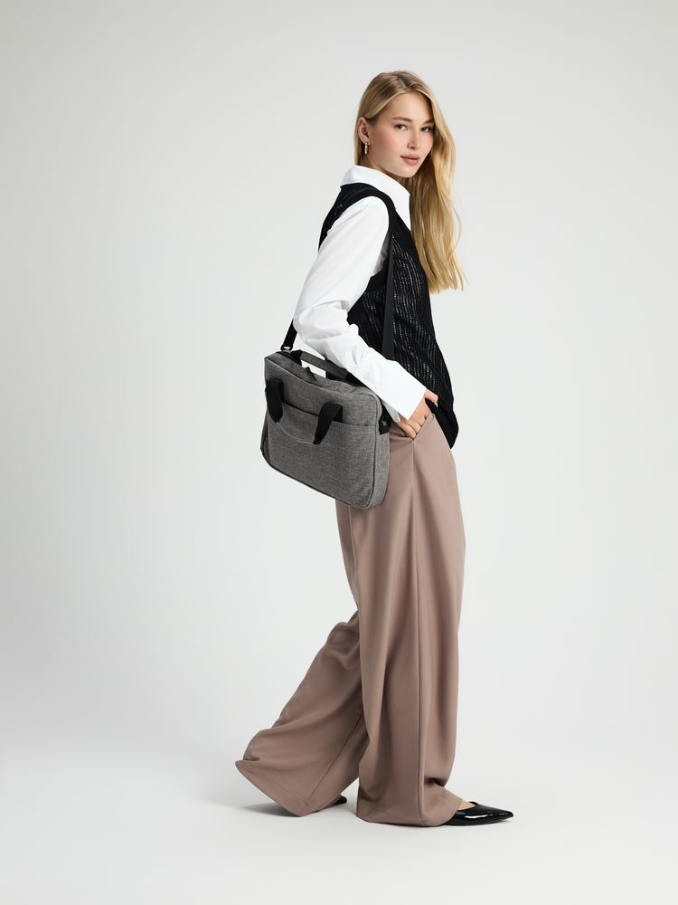 Сумка для ноутбука Delegate, серая — изображение 9