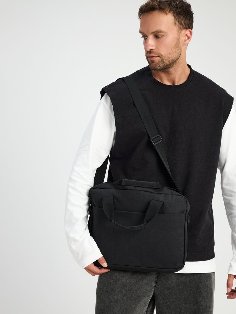 Сумка для ноутбука Delegate, черная — изображение 10