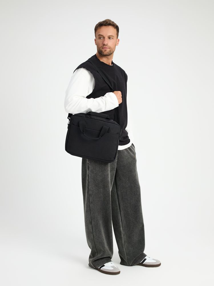 Сумка для ноутбука Delegate, черная — изображение 9