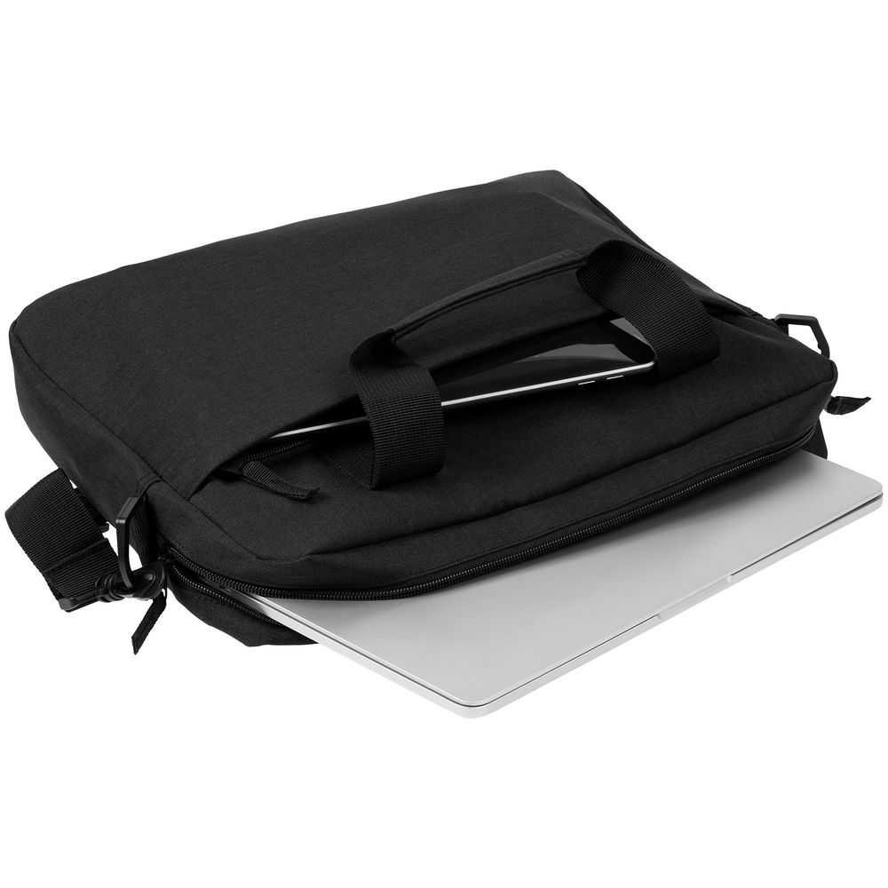 Сумка для ноутбука Delegate, черная — изображение 6