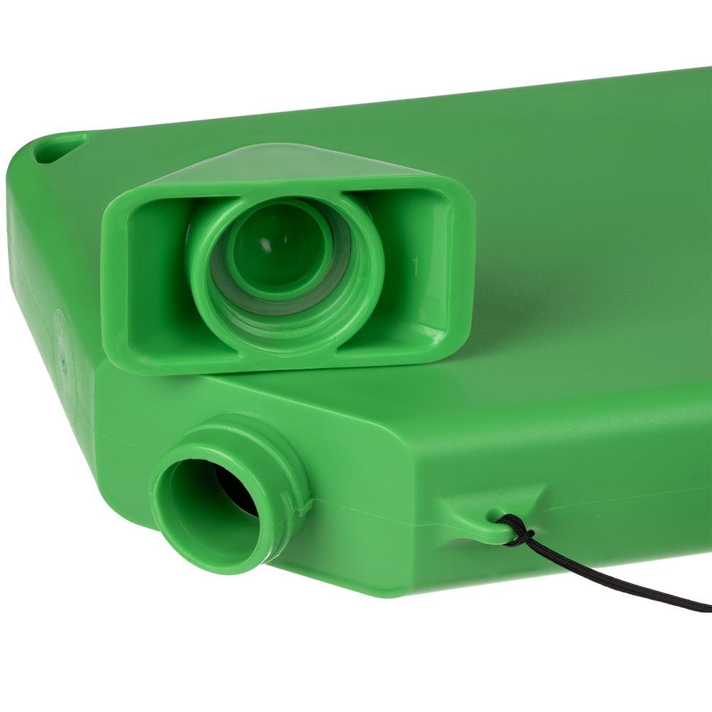 Плоская бутылка для воды Flacon, зеленая — изображение 6