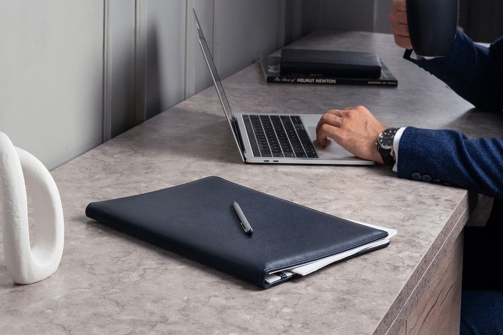 Папка адресная Signature, синяя — изображение 7