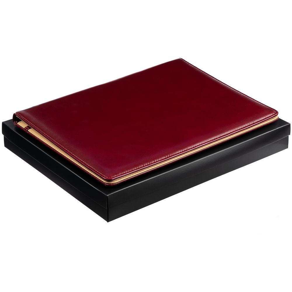 Папка адресная Signature, бордовая — изображение 5